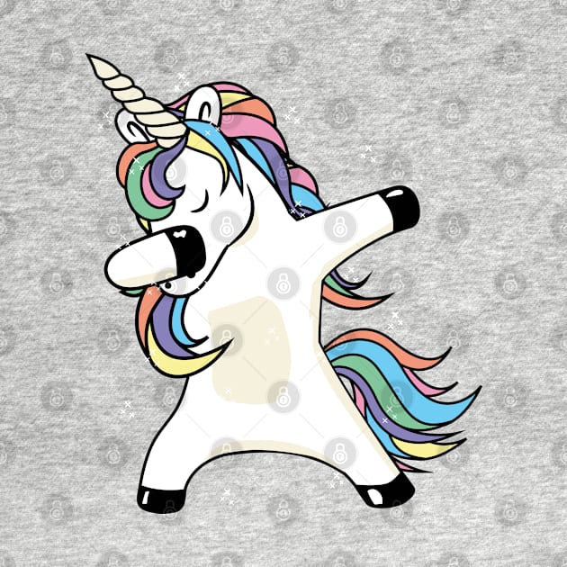 Dabbing Unicorn by Tingsy